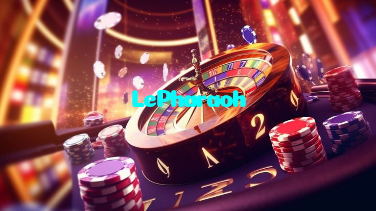 LePharaoh casino presented on mobile device in Pakistan with slots and live games